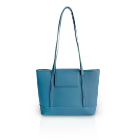 TOTE BAG PU BABY BLUE