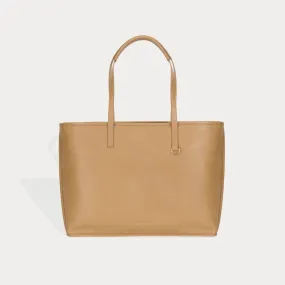 Tote Bag - Tan/Gold