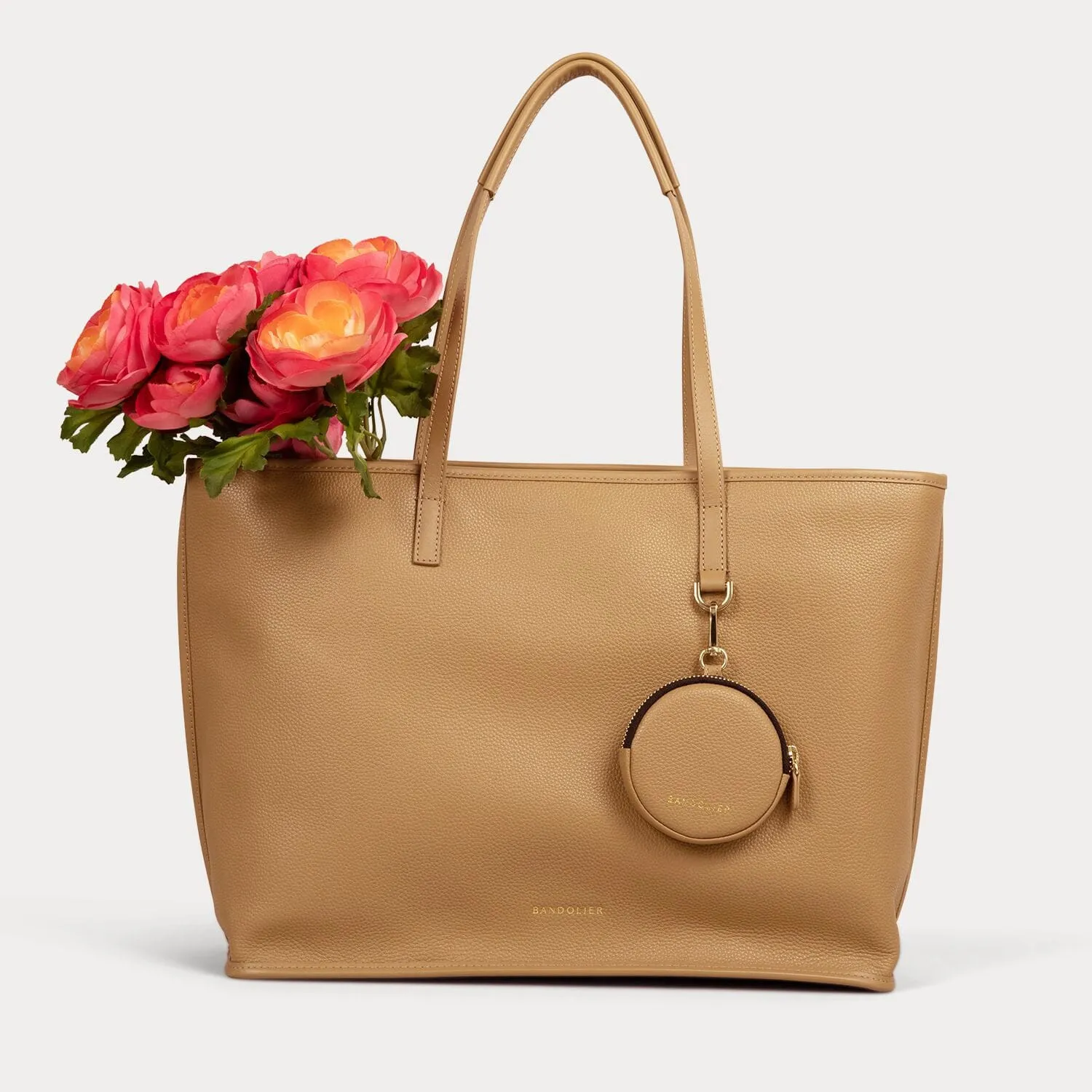 Tote Bag - Tan/Gold