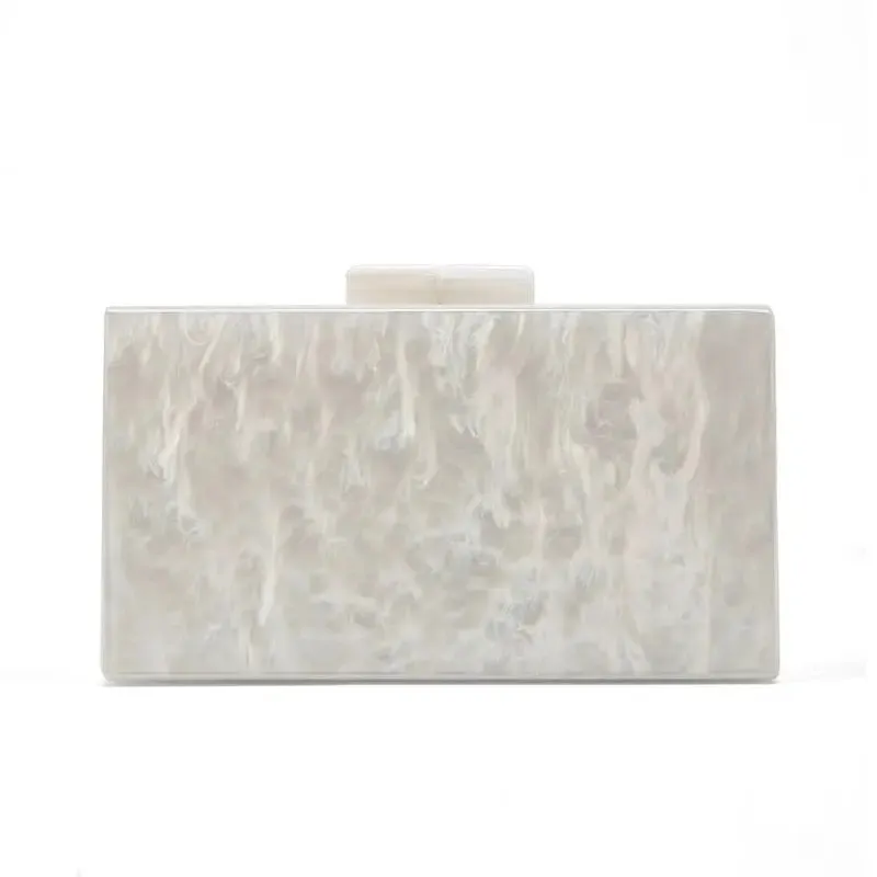 Totes Summer Party Evening Box Clutch champagne Small Acrylc handBag