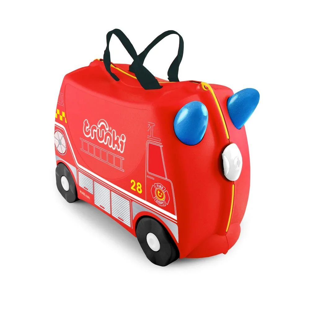 Trunki original innovative Ride On Suitcase for kids age 3  Fire Fighter