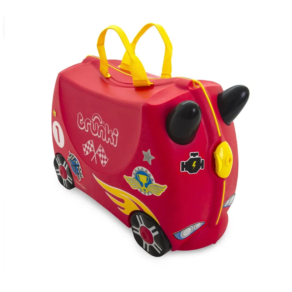 Trunki original innovative Ride On Suitcase for kids age 3  Rocco the Race Car