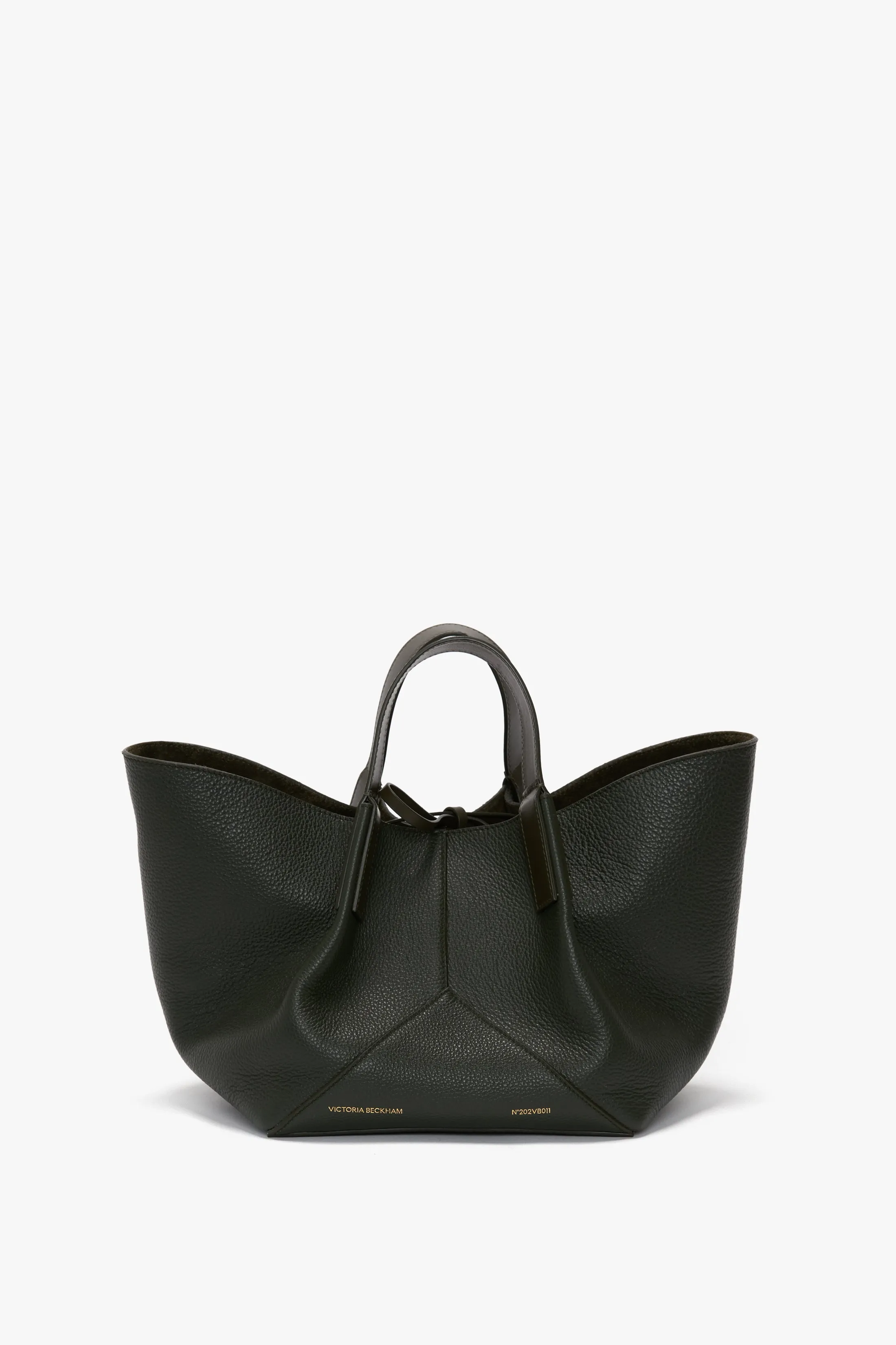 W11 Mini Tote Bag In Loden Leather