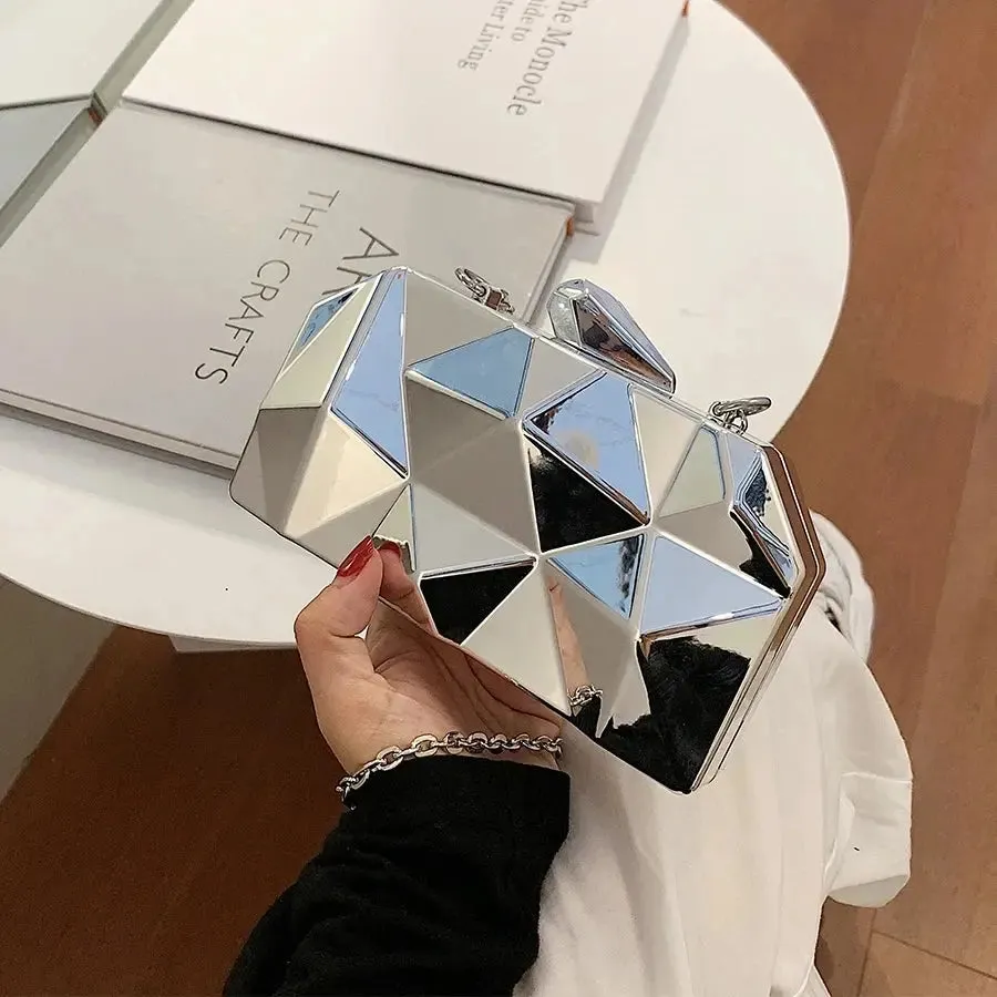 Women's Handbag Bags for Women, Clutches Fashion Geometric Mini Party Evening Purse