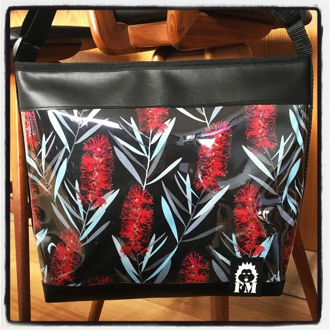 Zip-Up Tote Bag - Bottlebrush